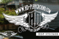 HDP Car Sticker สติ๊กเกอร์ติดหลังรถ