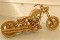 Recycled Cardboard Harley Davidson