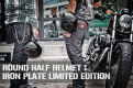 Round Half Helmet : Iron Plate Limited Edition